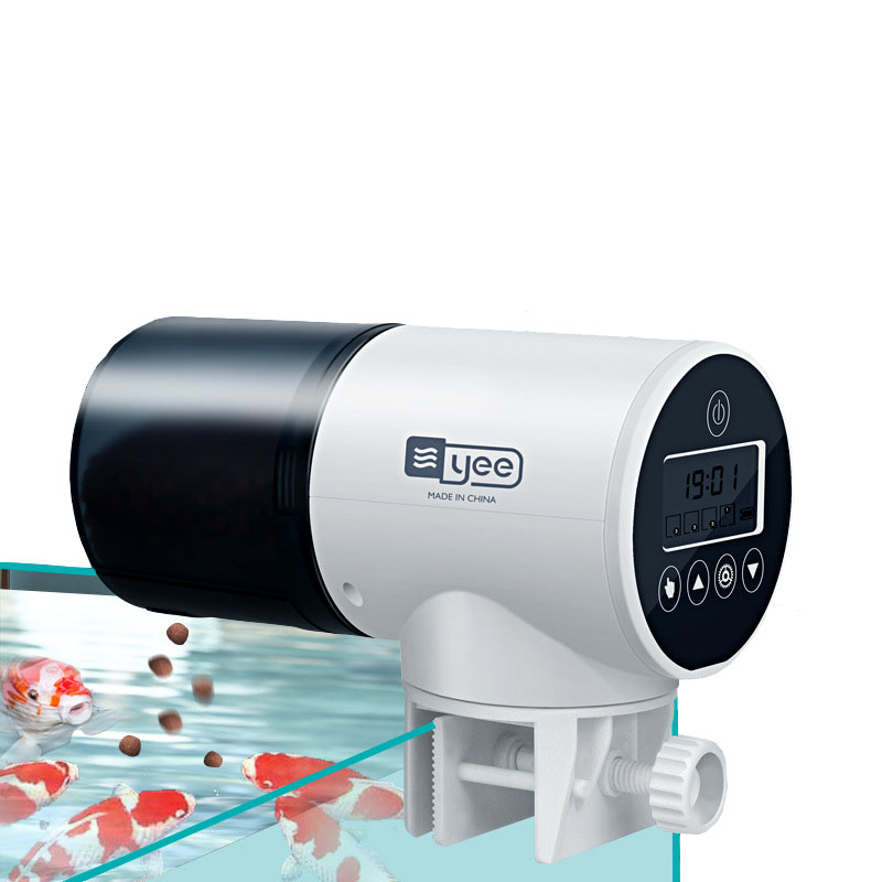 Automatic fish feeder Timing Intelligent Control Fish Tank Dispenser smart mute Timer Feeder for aquarium fish tank accessories