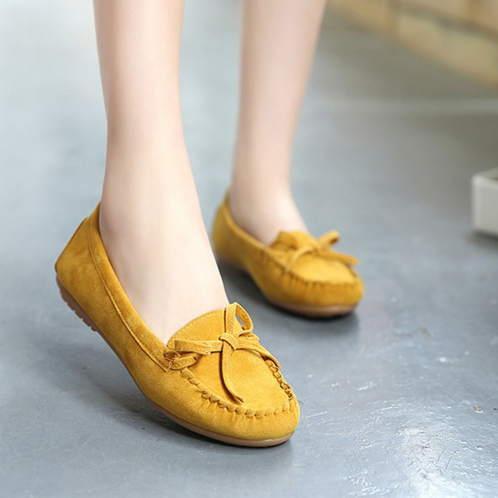 Flat Shoes Female Slip On Shoes For Women's Genuine Leather Loafers Unisex Flats Ladies Shoes Plus Size Sapato Feminino